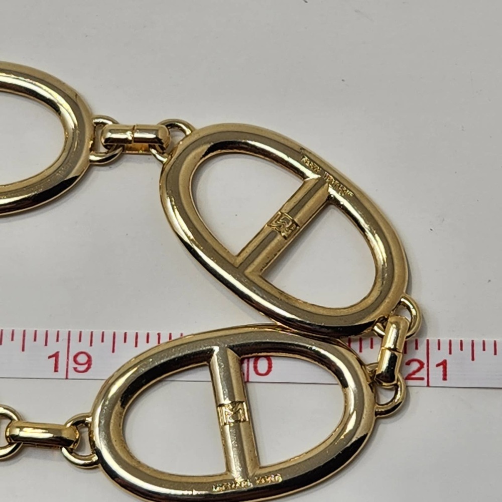 Gold Oval Link Women’s Belt - Elegant Chain - Picture 4 of 4